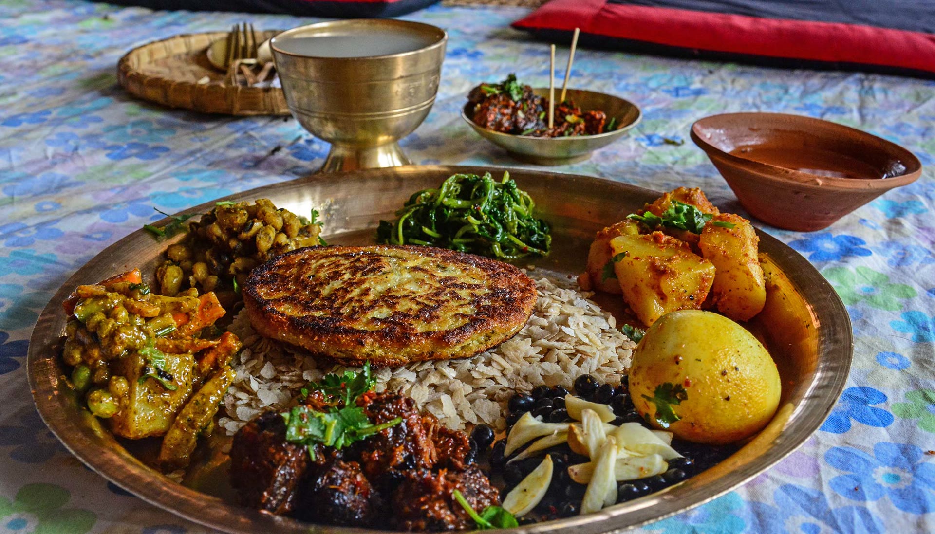 Real Newari food Patan