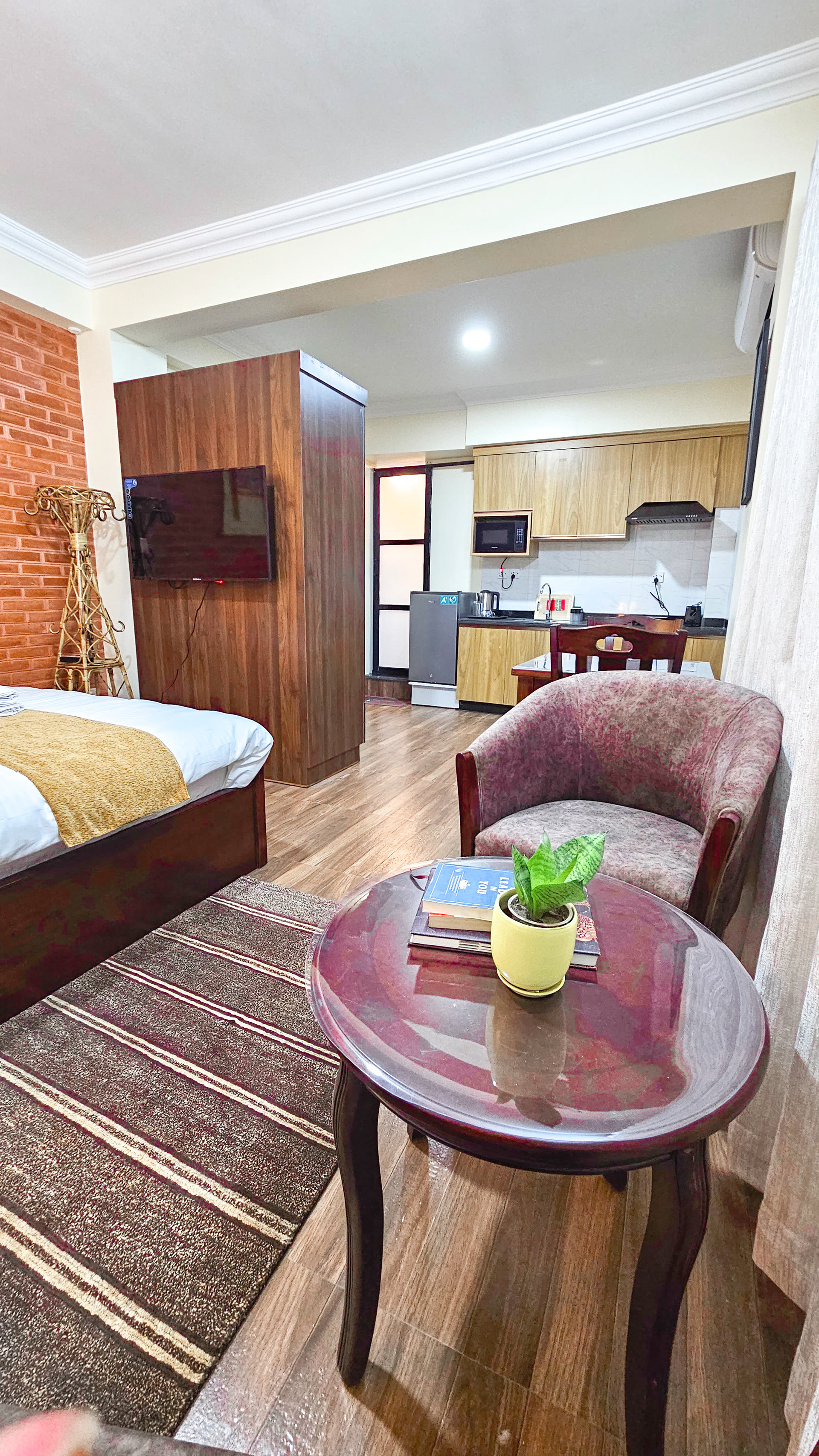 Full studio room at Badri Homes Patan