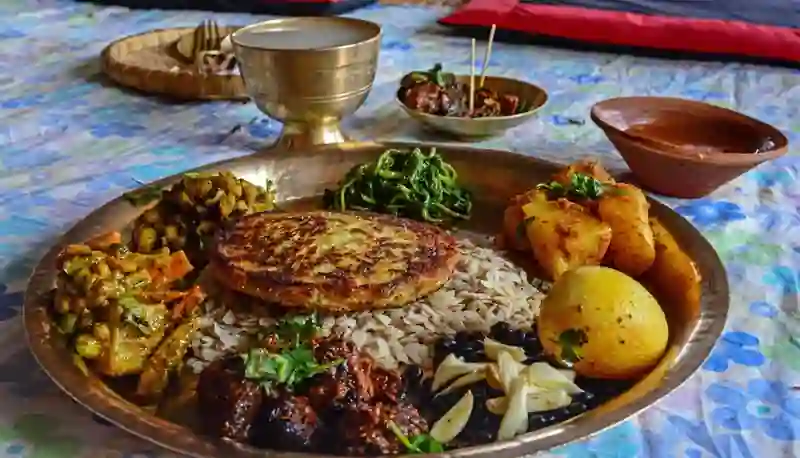 Newari food set Patan